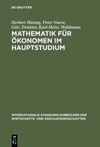 Abbildung von: Mathematik für Ökonomen im Hauptstudium - De Gruyter Oldenbourg