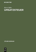 Cover: Umsatzsteuer - De Gruyter Oldenbourg