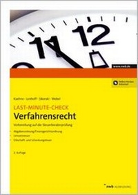 Abbildung von: Last-Minute-Check Verfahrensrecht - NWB