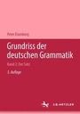 Bild: Grundriss der deutschen Grammatik - J.B. Metzler