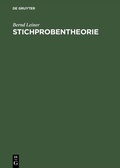 Cover: Stichprobentheorie - De Gruyter Oldenbourg