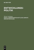 Cover: Binnenwirtschaftliche Aspekte der Entwicklung - De Gruyter Oldenbourg
