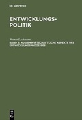 Cover: Entwicklungspolitik - De Gruyter Oldenbourg