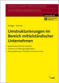 Abbildung von: Umstrukturierungen im Bereich mittelständischer Unternehmen - NWB