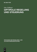 Cover: Optimale Regelung und Steuerung - De Gruyter Oldenbourg