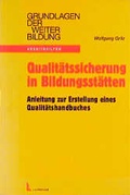 Cover: Qualit&auml;tssicherung in Bildungsst&auml;tten - Luchterhand