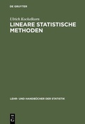 Cover: Lineare statistische Methoden - De Gruyter Oldenbourg