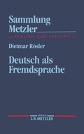Cover: Deutsch als Fremdsprache - J.B. Metzler
