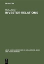 Cover: Investor Relations - De Gruyter Oldenbourg