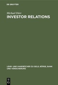 Cover: Investor Relations - De Gruyter Oldenbourg