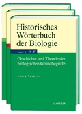 Cover: Historisches W&ouml;rterbuch der Biologie - J.B. Metzler