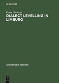 Cover: Dialect Levelling in Limburg - De Gruyter