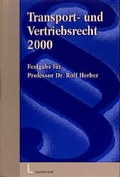 Cover: Transport- und Vertriebsrecht 2000 - Luchterhand