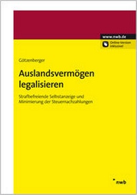 Abbildung von: Auslandsvermögen legalisieren - NWB