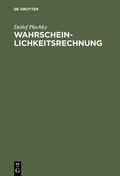 Cover: Wahrscheinlichkeitsrechnung - De Gruyter Oldenbourg