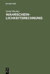 Abbildung von: Wahrscheinlichkeitsrechnung - De Gruyter Oldenbourg