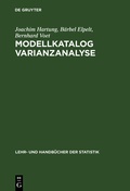Cover: Modellkatalog Varianzanalyse - De Gruyter Oldenbourg