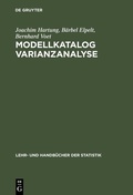 Cover: Modellkatalog Varianzanalyse - De Gruyter Oldenbourg