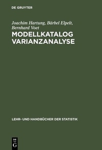 Abbildung von: Modellkatalog Varianzanalyse - De Gruyter Oldenbourg