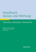 Cover: Handbuch Kanon und Wertung - J.B. Metzler