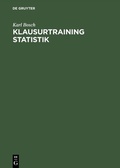 Cover: Klausurtraining Statistik - De Gruyter Oldenbourg