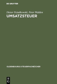 Abbildung von: Umsatzsteuer - De Gruyter Oldenbourg