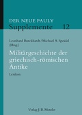 Cover: Milit&auml;rgeschichte der griechisch-r&ouml;mischen Antike - J.B. Metzler