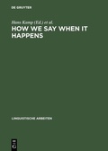 Cover: How we say WHEN it happens - De Gruyter