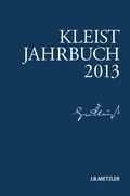 Cover: Kleist-Jahrbuch 2013 - J.B. Metzler