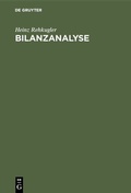 Cover: Bilanzanalyse - De Gruyter Oldenbourg