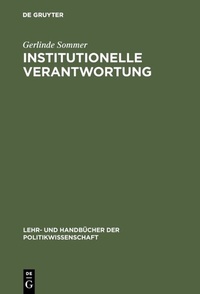 Abbildung von: Institutionelle Verantwortung - De Gruyter Oldenbourg