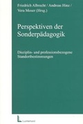 Cover: Perspektiven der Sonderp&auml;dagogik - Luchterhand