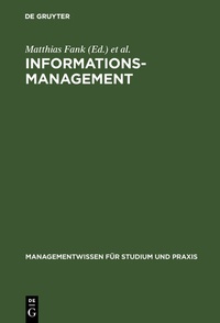 Enlarge image Cover: Informationsmanagement - De Gruyter Oldenbourg