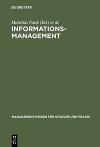 Enlarge image Cover: Informationsmanagement - De Gruyter Oldenbourg