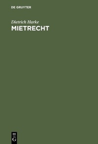 Abbildung von: Mietrecht - De Gruyter Oldenbourg