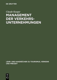 Enlarge image Cover: Management der Verkehrsunternehmungen - De Gruyter Oldenbourg