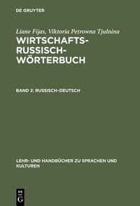 Abbildung von: Russisch-Deutsch - De Gruyter Oldenbourg