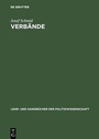 Cover: Verbände - De Gruyter Oldenbourg