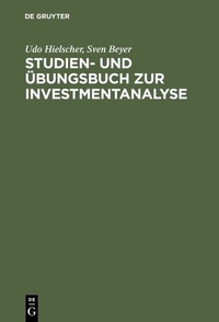 Abbildung von: Studien- und Übungsbuch zur Investmentanalyse - De Gruyter Oldenbourg