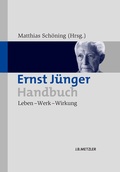 Cover: Ernst J&uuml;nger-Handbuch - J.B. Metzler