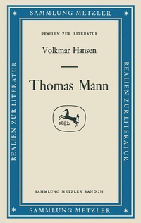Enlarge image Cover: Thomas Mann - J.B. Metzler