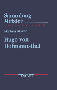Enlarge image Cover: Hugo von Hofmannsthal - J.B. Metzler