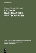 Cover: Lexikon Nachhaltiges Wirtschaften - De Gruyter Oldenbourg