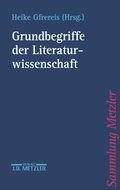 Cover: Grundbegriffe der Literaturwissenschaft - J.B. Metzler
