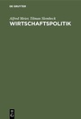 Cover: Wirtschaftspolitik - De Gruyter Oldenbourg