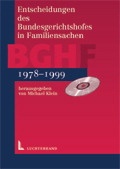 Bild: Entscheidungen des Bundesgerichtshofes in Familiensachen BGHF auf CD-ROM - Luchterhand