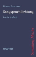 Cover: Sangspruchdichtung - J.B. Metzler