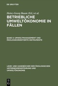Cover: Umweltmanagement und &ouml;kologieorientierte Instrumente - De Gruyter Oldenbourg