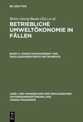 Cover: Umweltmanagement und &ouml;kologieorientierte Instrumente - De Gruyter Oldenbourg