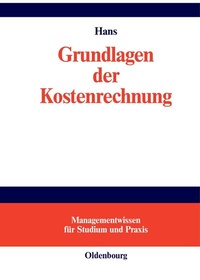 Abbildung von: Grundlagen der Kostenrechnung - De Gruyter Oldenbourg